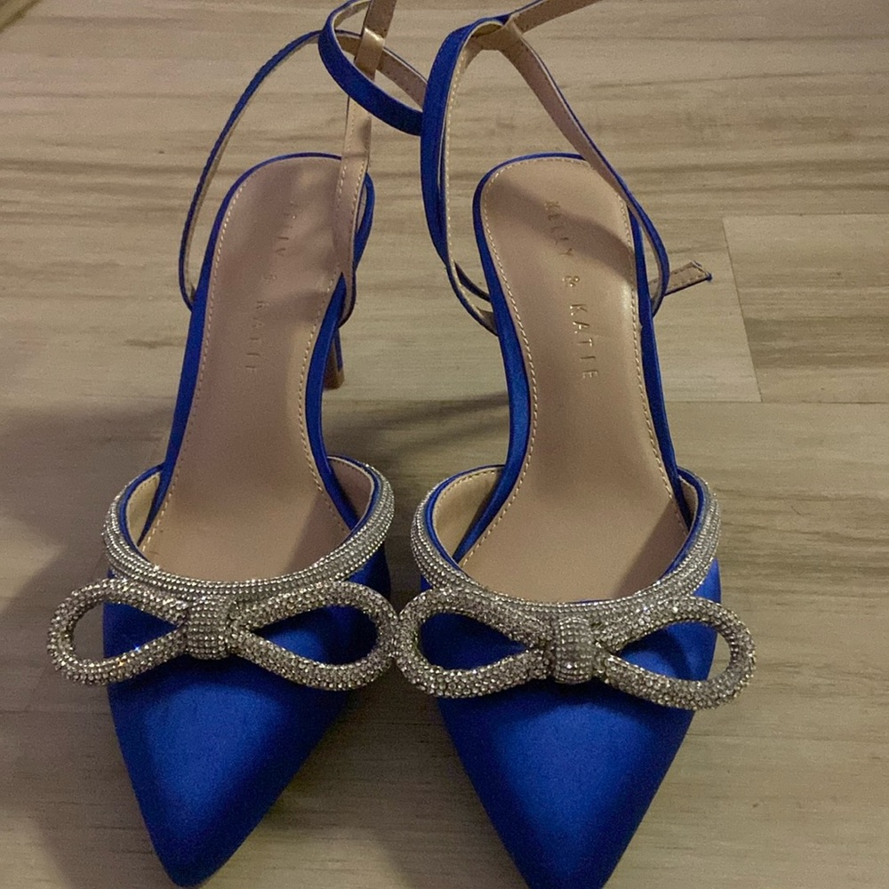 Brand New Royal Blue with Diamond bow in front